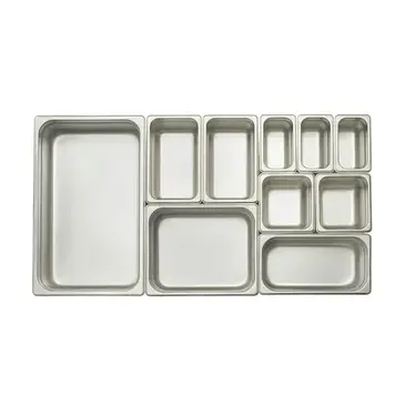 Winco SPJL-2HL Steam Table Pan, Stainless Steel