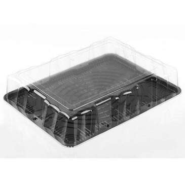 WNA COMET WEST-ACCESS PARTNERS Sheet Cake Pan,18 1/2" x 14" x 3 3/4", Black, Plastic, WNA Inc 06571PD1