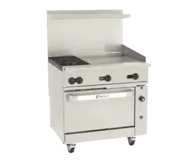 Wolf C36C-2B24G Range, 36" Restaurant, Gas