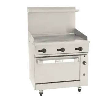 Wolf C36C-36G Range, 36" Restaurant, Gas