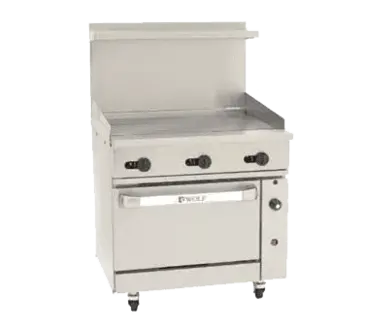 Wolf C36C-36GT Range, 36" Restaurant, Gas