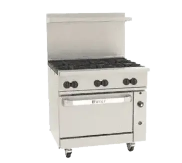 Wolf C36C-6B Range, 36" Restaurant, Gas