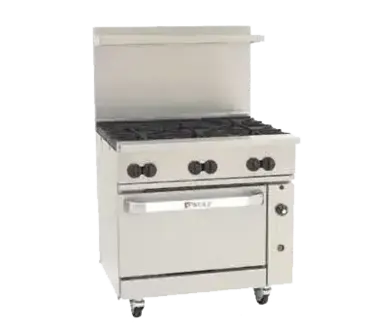 Wolf C36C-6B Range, 36" Restaurant, Gas