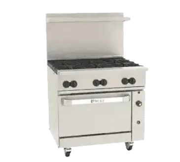 Wolf C36C-6B Range, 36" Restaurant, Gas