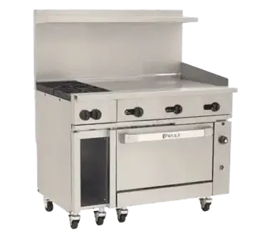 Wolf C48C-2B36G Range, 48" Restaurant, Gas