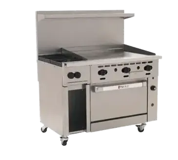 Wolf C48S-2B36G Range, 48" Restaurant, Gas