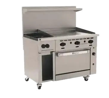 Wolf C48S-2B36G Range, 48" Restaurant, Gas