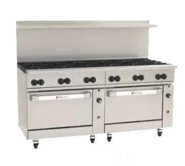 Wolf C72CC-12B Range, 72" Restaurant, Gas