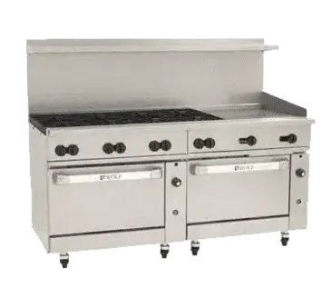 Wolf C72CC-8B24G Range, 72" Restaurant, Gas