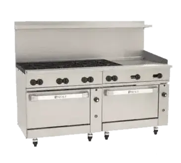 Wolf C72CC-8B24G Range, 72" Restaurant, Gas