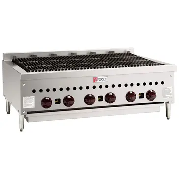 Wolf SCB36 Charbroiler, Gas, Countertop