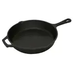 Admiral Craft 10.25" Cast Iron Skillet with Helper Handle – Heavy Duty Pre-Seasoned Frying Pan, 2" Deep