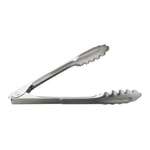 1880 HOSPITALITY Utility Tongs, 12", Stainless Steel, Focus Foodservice 909912