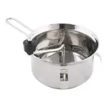 Admiral Craft 2 Qt Stainless Steel Food Mill with Hand Crank – Manual Food Strainer & Puree Maker