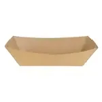 2lb Kraft Paper Tray, 250gsm Kraft Paper With 18gsm Pe Coated, 250pcs/Bag, 4bags/Ctn