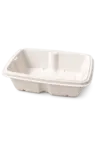 750 ml Bagasse Rectangular Food Container – Compostable Sugarcane Takeout Bowl, Natural ( 100 per sleeve)