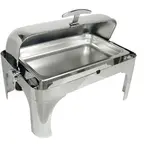 Admiral Craft 8 Qt Oblong Stainless Steel Chafer Long Island Extra Heavy Duty Chafing Dish