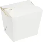 ARVESTA (DISPOSABLES) 8oz Paper Noodle Box, 270gsm White Paper With Pe Coated, (Pack Of 50)