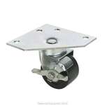 Triangle Plate Casters With Brakes Set of 4, Crown Brands XFPCTR3