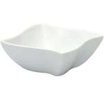 Bright White Ware Wave Bowl LG 11 1/8 IN, Onida XF8010000737