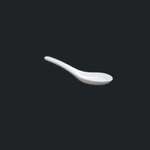Chinese Spoon, 5", Cream White, Porcelain, Buffalo, (72/Pack) Oneida XF9010000794
