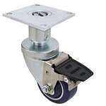 A.T.N. INC. Set of 4, 3 inch plate Casters with brakes, Focus Foodservice FPCF3253