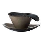 Ardous Trading Tea Cup, 7 Oz, Lip Handle, Chestnut, Rustic, (24/Case) Oneida XL6753059529