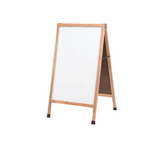 AARCO PRODUCTS INC Marker Board, 36"x 24", White, Oak Frame, Aarco Products A-5