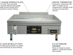 AccuTemp PGF1201B4850-T1 Griddle, Gas, Countertop