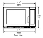 ACP RFS12TS Microwave Oven