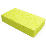ACS INDUSTRIES, INC. Sponge, 7.25" x 4.25" x 1.75", Yellow, Cellulose, Antimicrobial, ACS Industries 665