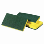 ACS INDUSTRIES, INC. Scrubber Sponge, Medium Duty, Yellow, Polyurethane, ACS Industries 74-615