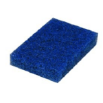 ACS INDUSTRIES, INC. Scouring Pad, 3.5" x 6", Blue, Poly Blend, Extra Heavy Duty, (20/Case), ACS Industries 88-650