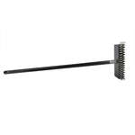 ACS INDUSTRIES, INC. Broiler Oven Scrub Brush, 30", Silver, Stainless Steel, 2 Sided Bristles, ACS Industries B802S