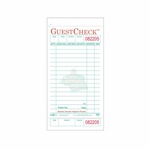 ADAMS FOODSERVICE & HOSPITALTY Guest Check, Green, Spanish, 1 Part, Board Style (50/Case) Adams Foodservice 503SP