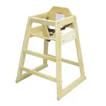 Admiral Craft HCW-1 High Chair, Wood