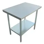 Admiral Craft WT-3048-E Work Table,  40" - 48", Stainless Steel Top