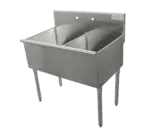 Advance Tabco 4-2-36 Sink, (2) Two Compartment