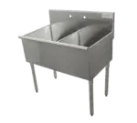Advance Tabco 4-2-60 Sink, (2) Two Compartment