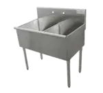 Advance Tabco 6-2-36 Sink, (2) Two Compartment