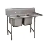 Advance Tabco 9-2-36-18R Sink, (2) Two Compartment