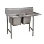 Advance Tabco 9-2-36-18R Sink, (2) Two Compartment