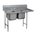 Advance Tabco 9-2-36-24R Sink, (2) Two Compartment