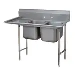 Advance Tabco 9-2-36-36L Sink, (2) Two Compartment