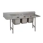 Advance Tabco 9-23-60-24RL Sink, (3) Three Compartment