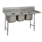 Advance Tabco 9-3-54-36R Sink, (3) Three Compartment