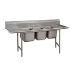 Advance Tabco 9-43-72-24RL Sink, (3) Three Compartment