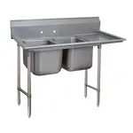 Advance Tabco 9-62-36-18R Sink, (2) Two Compartment