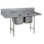 Advance Tabco 9-62-36-18RL Sink, (2) Two Compartment