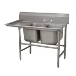 Advance Tabco 94-2-36-18L Sink, (2) Two Compartment